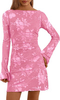 Floral Mesh Bodycon Mini Dress - Fall Date Night Favorite