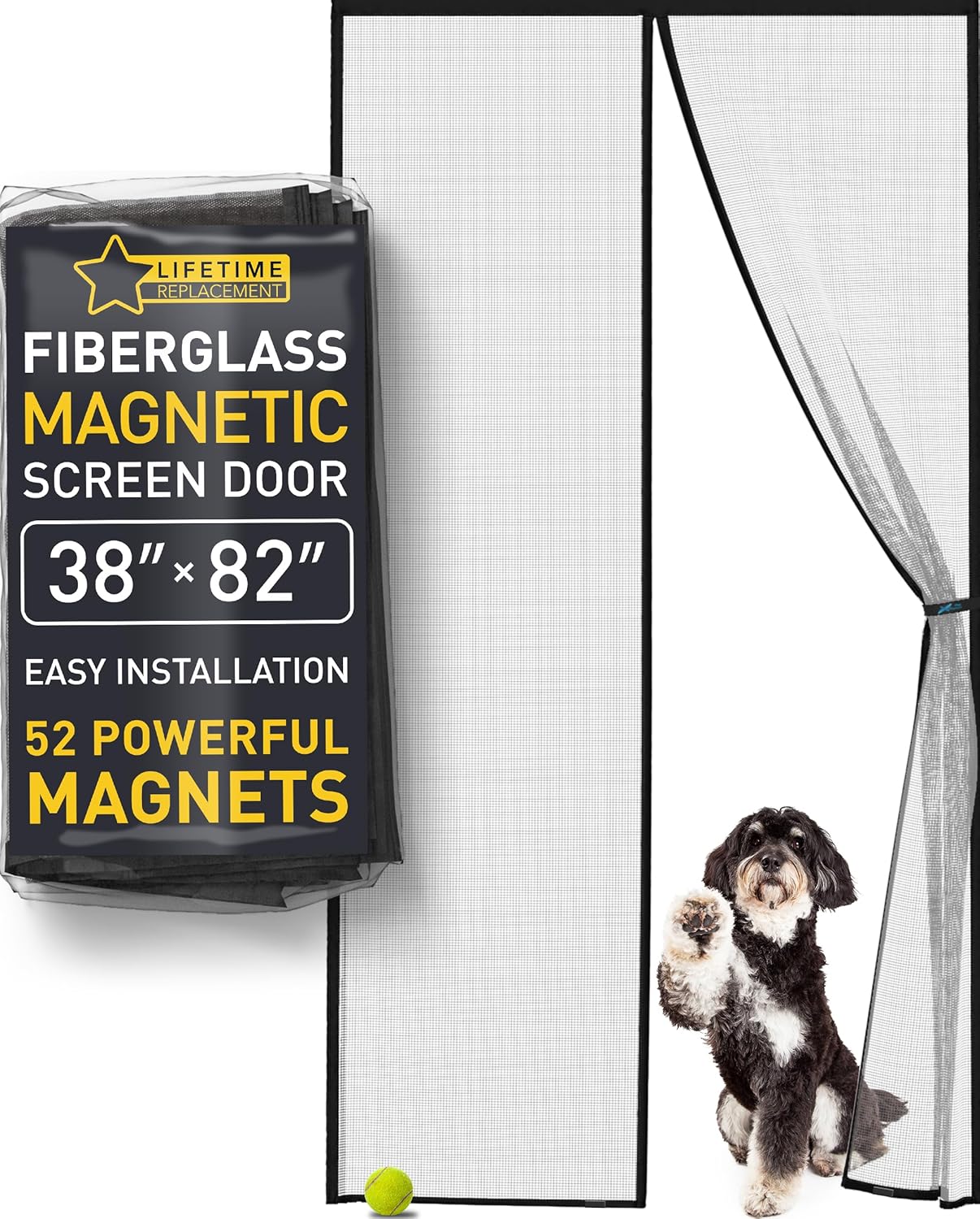 Magnetic Screen Door for Easy Access and Bug Protection