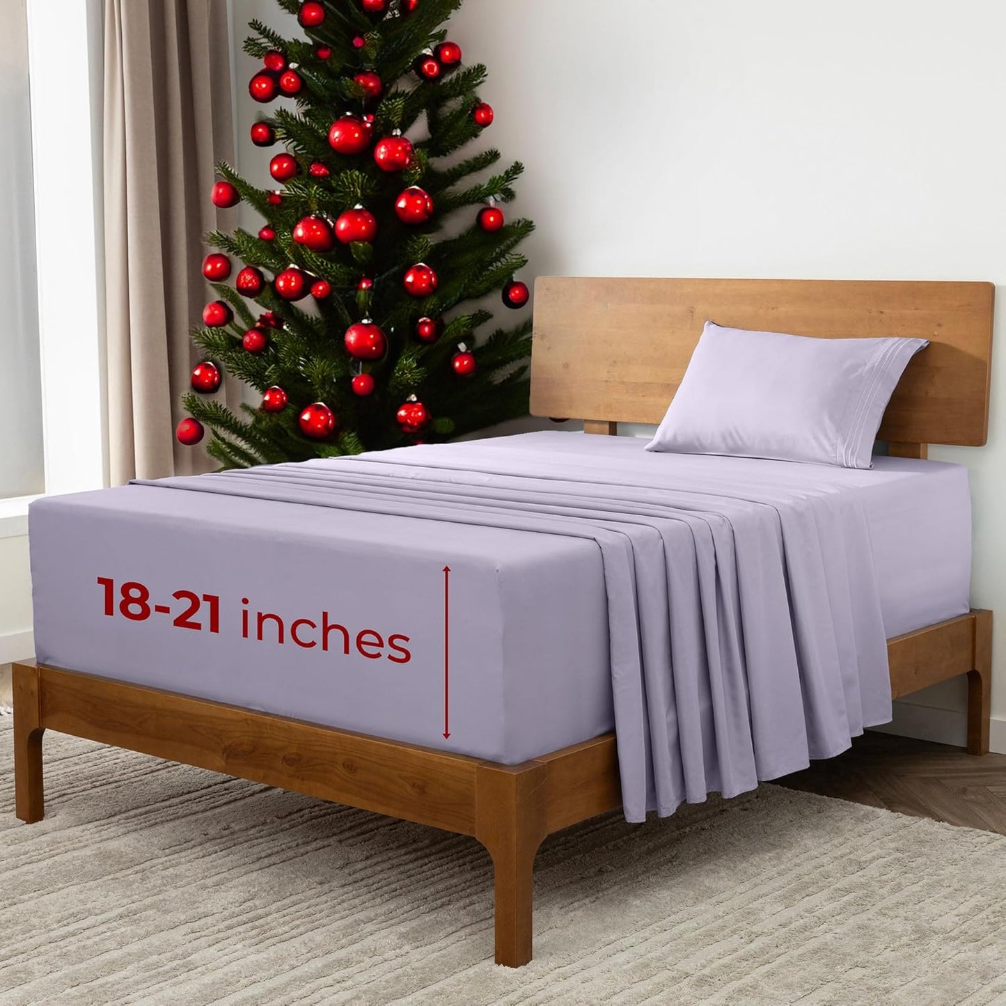 Mellanni Extra Deep Twin Sheets - Ultra Soft Hotel Luxury Bedding