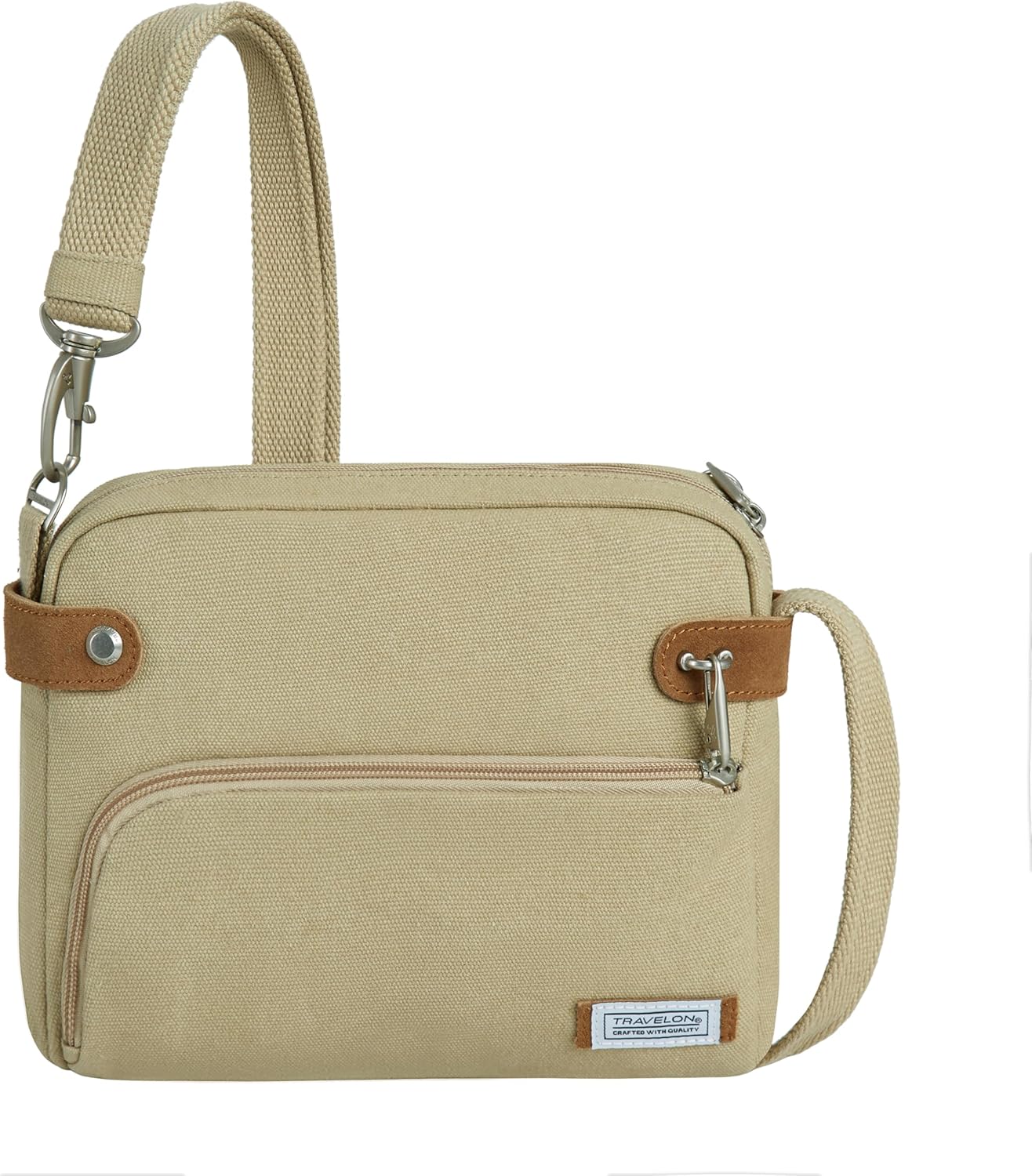 Travelon Anti-Theft Heritage Small Crossbody Bag for Safety