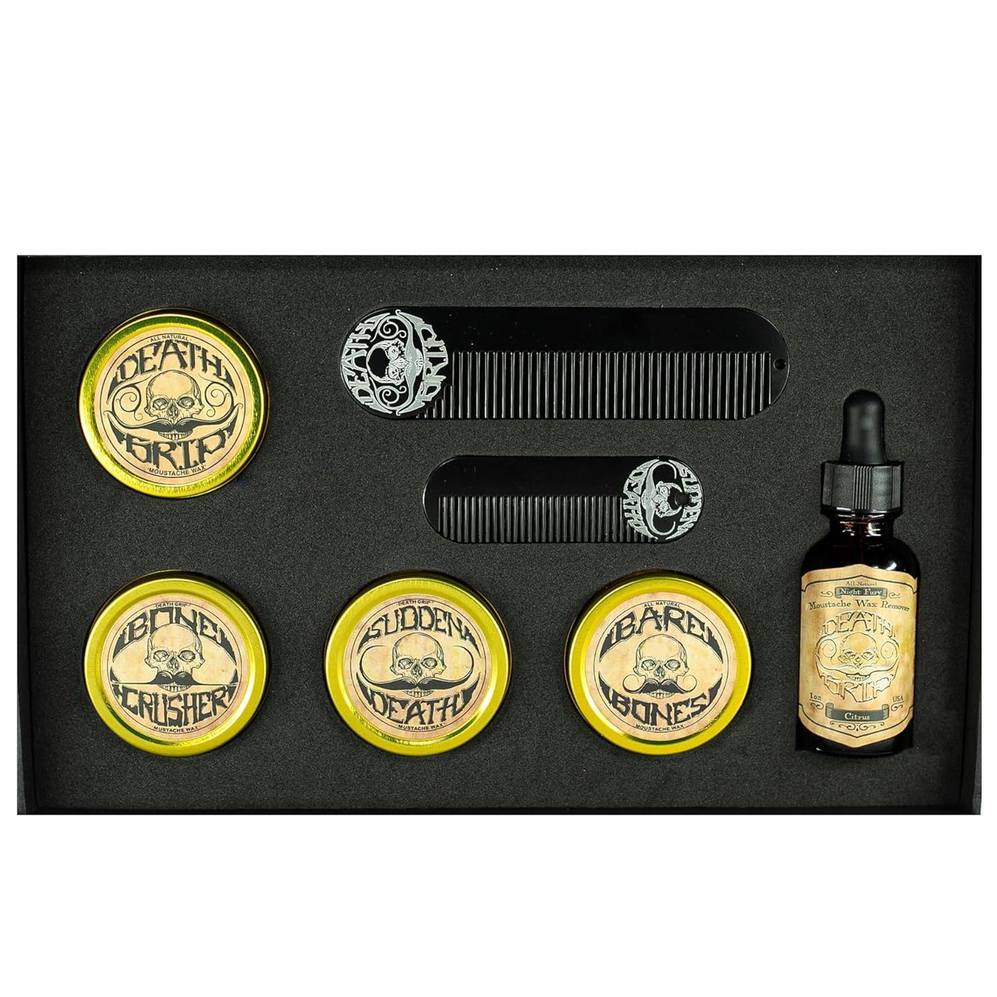 Gold Standard Mustache Kit for Serious Moustaches Only