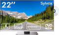 SYLVOX RV TV 22 in 12/24V Smart 1080P TV - Built-in DVD for RVs