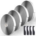 Black Butyl Seal Putty Tape 1/8 in x 3/4 in x 30 ft (4-Pack) - Durable