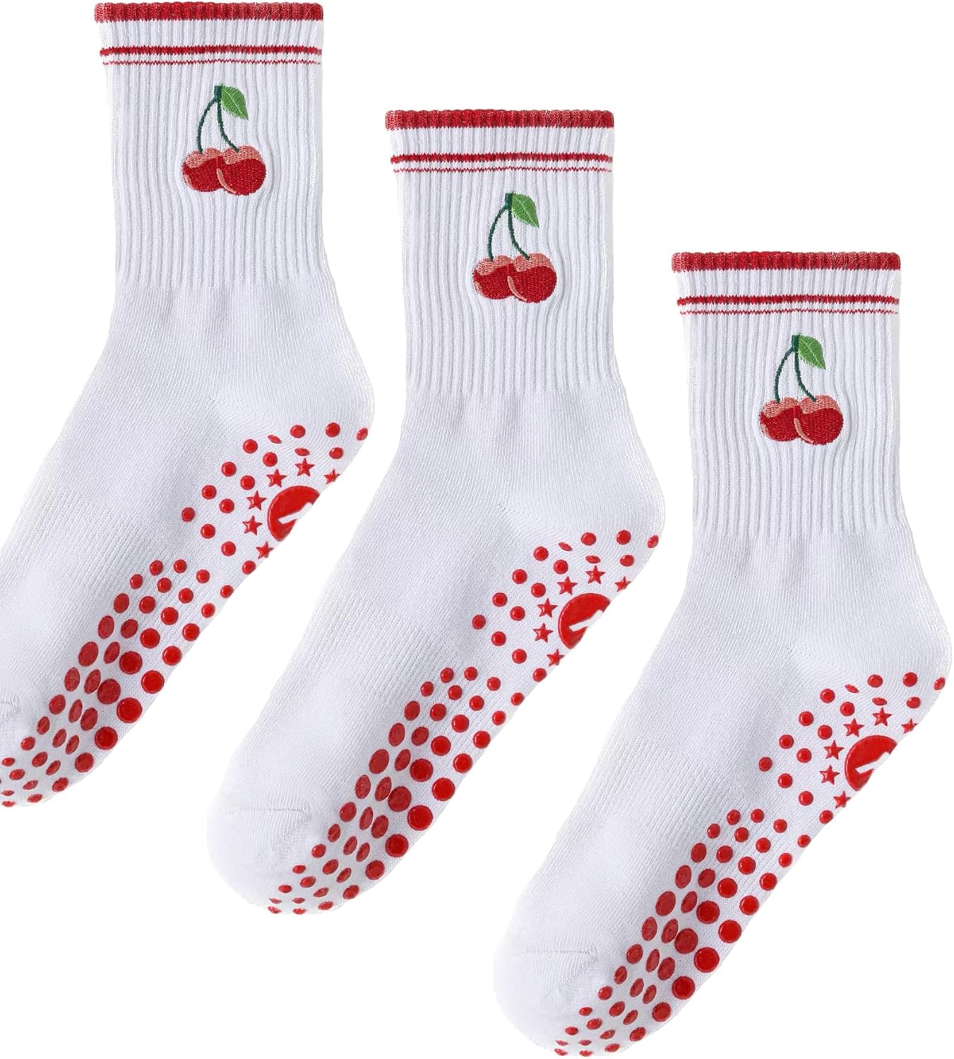 Non-Slip Yawlsow Pilates Grip Socks: Cute & Grippy