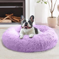 Calming Donut Dog & Cat Bed 36in - Anti-Anxiety Cozy Cuddler