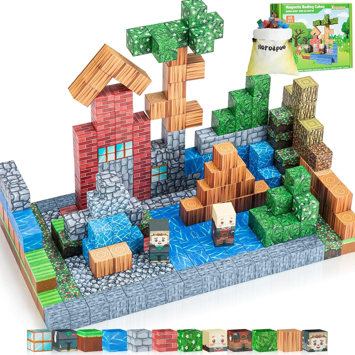 STEM Magnetic Building Set for Creative Play