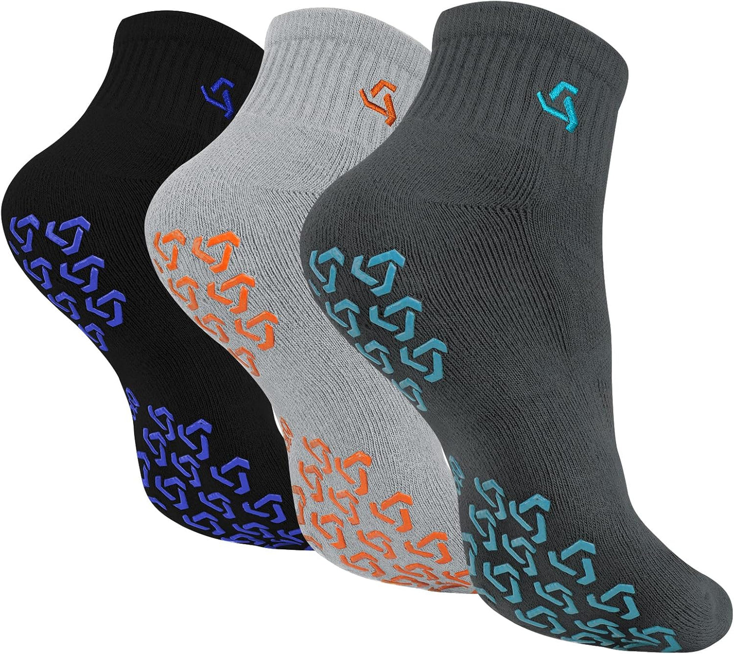 Ozaiic Non Slip Grip Socks - Ideal for Yoga & Pilates