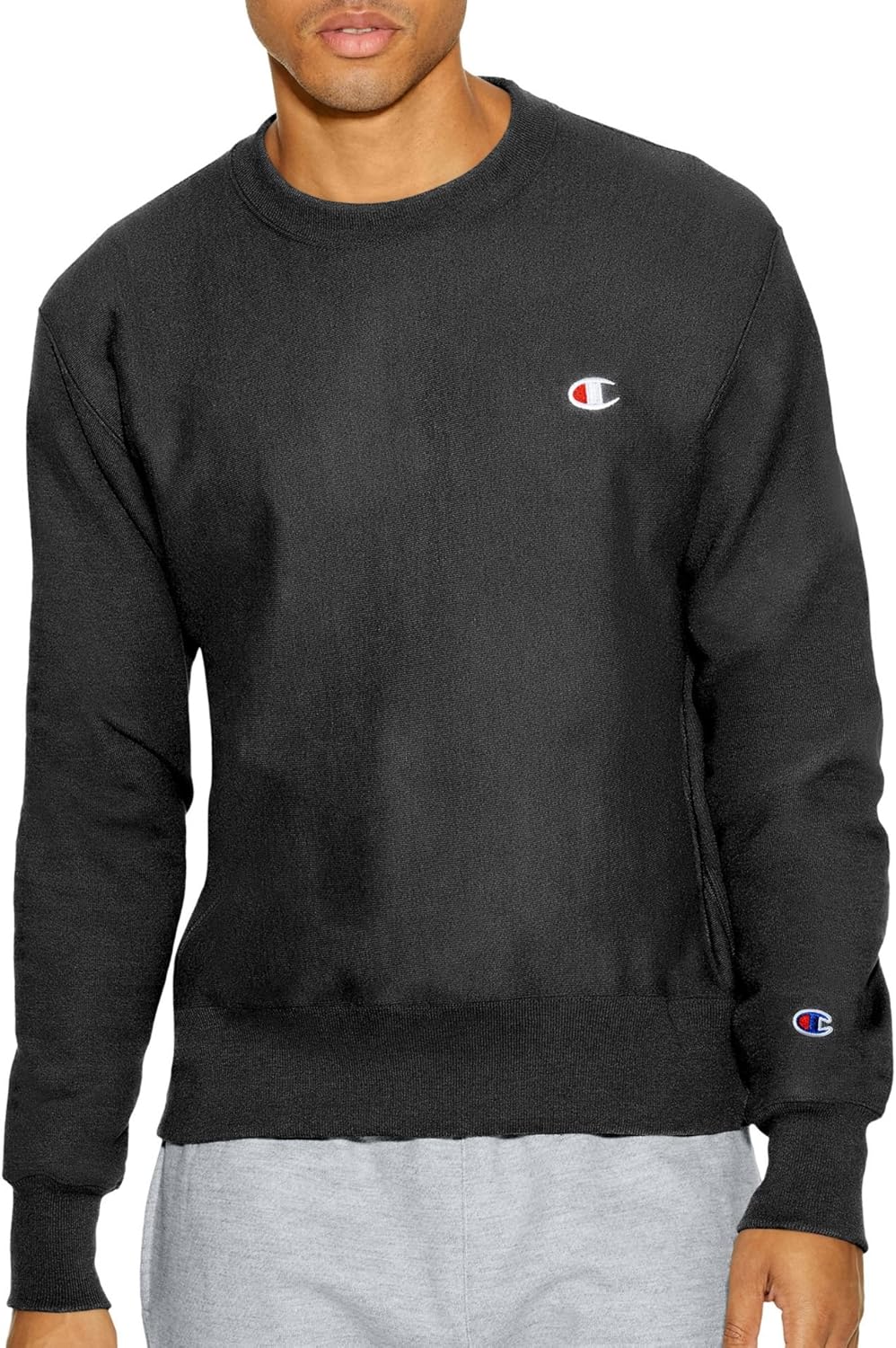 Champion Men's Vintage Script Crew - Timeless Style!