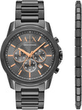 A|X Armani Exchange Chronograph Dress Watch for Men - Modern Gunmetal