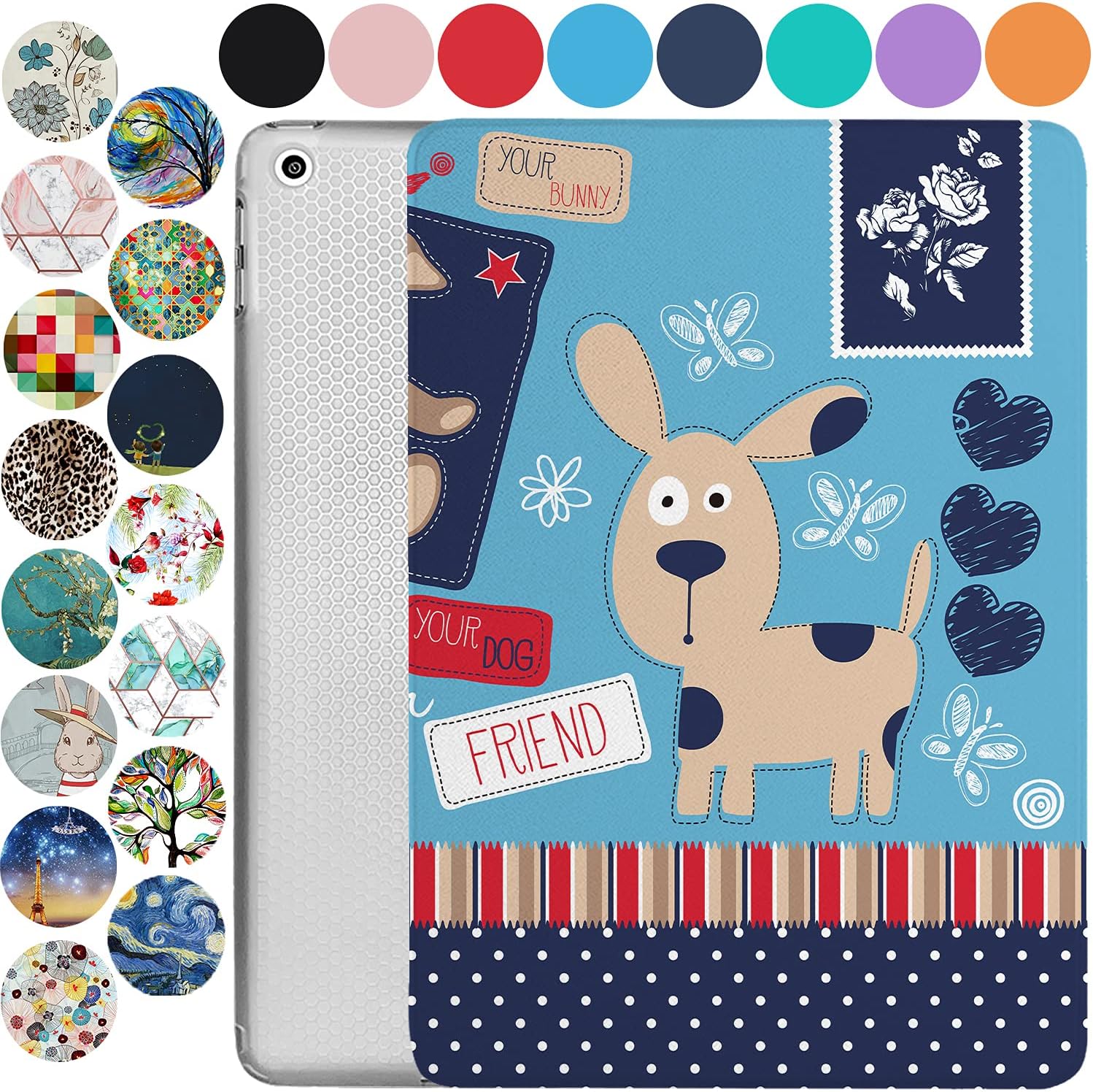 iPad mini 8.3 Inch Case with Adjustable Stand and TPU Back