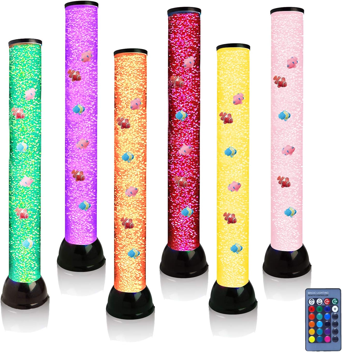 Lightahead Extra Large 32 Inches LED Fantasy Bubble Fish Tube