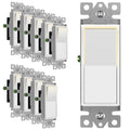 ENERLITES Illuminated Decorator Paddle Light Switch - Visible in Dark