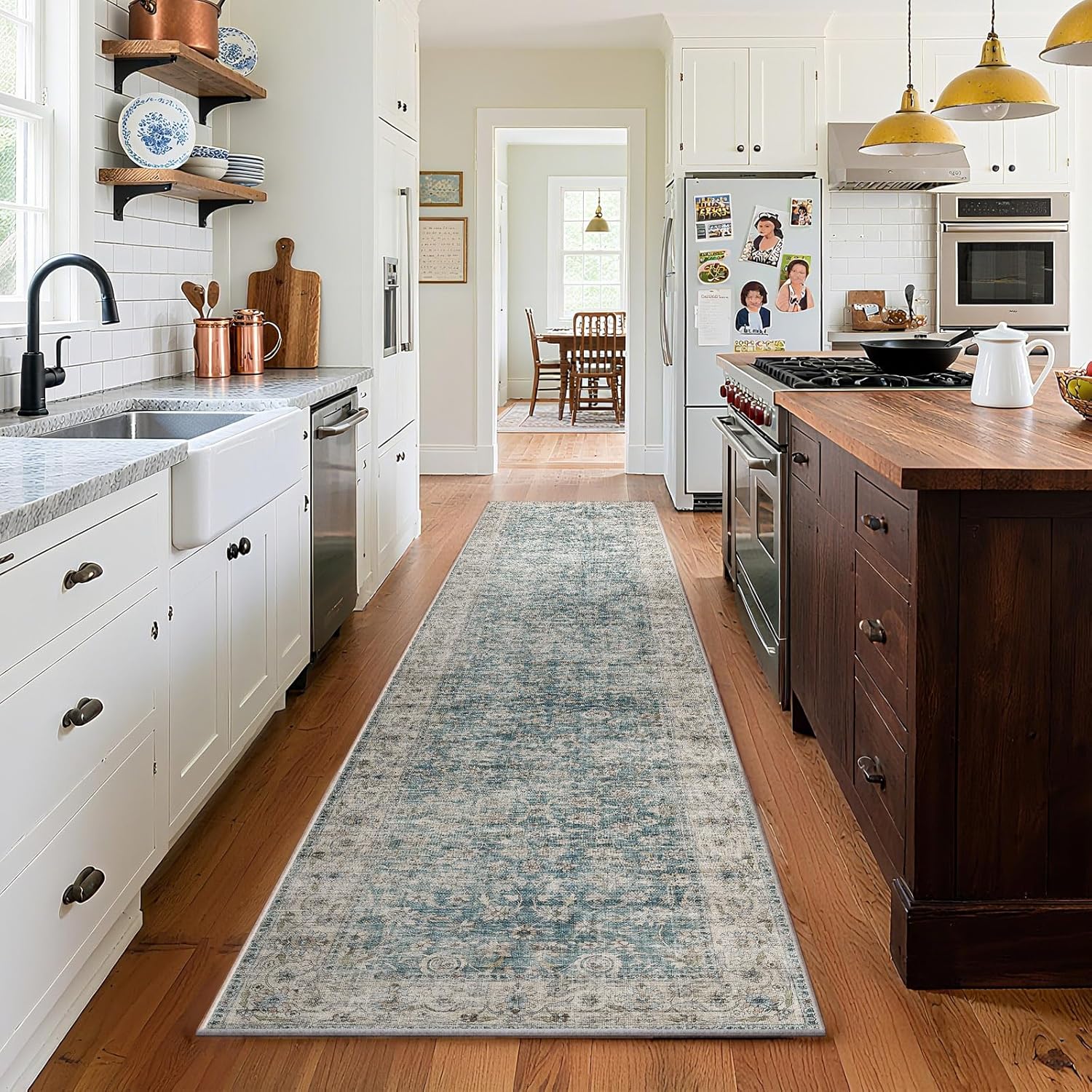 Washable Kitchen Rug Runners for Hallways: Soft Indoor Carpet