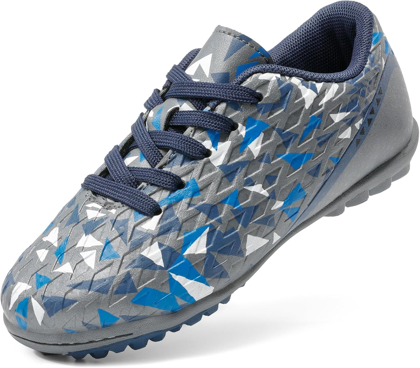 DREAM PAIRS Turf Indoor Soccer Shoes for Kids - Lace Up Cleats