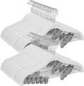 SONGMICS Velvet Pants Hangers 50-Pack - Space-Saving Non-Slip Hangers
