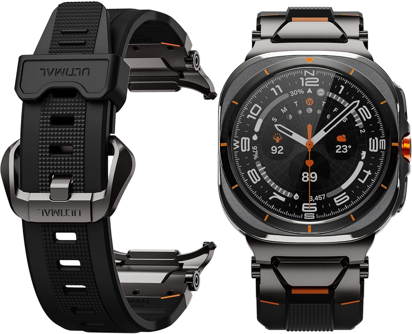Rugged Sport Band for Samsung Galaxy Watch Ultra 47mm