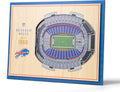YouTheFan NFL 5-Layer StadiumView Wall Art - Detailed 3D Team Logo