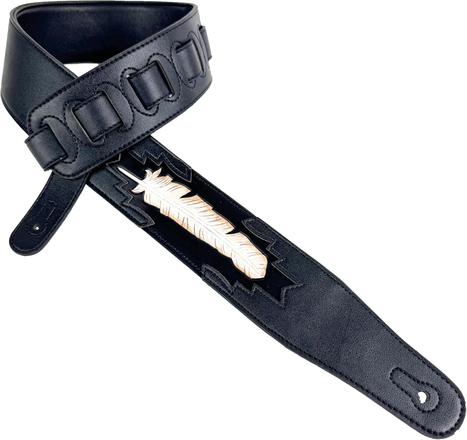 Walker & Williams CVG-115 Black Leather Padded Guitar Strap Review