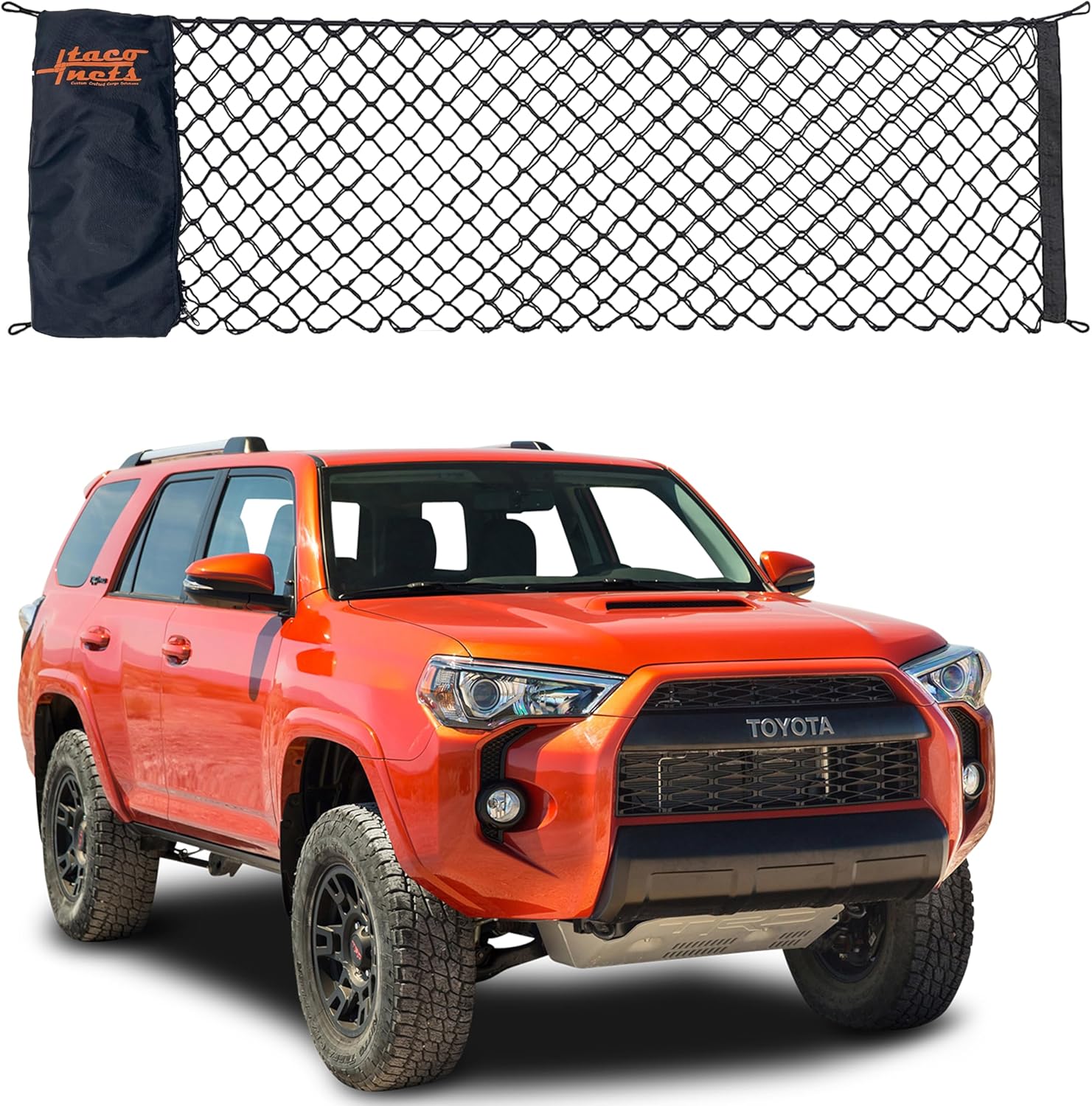 Envelope Cargo Net for Toyota 4Runner - Heavy Duty Hooks