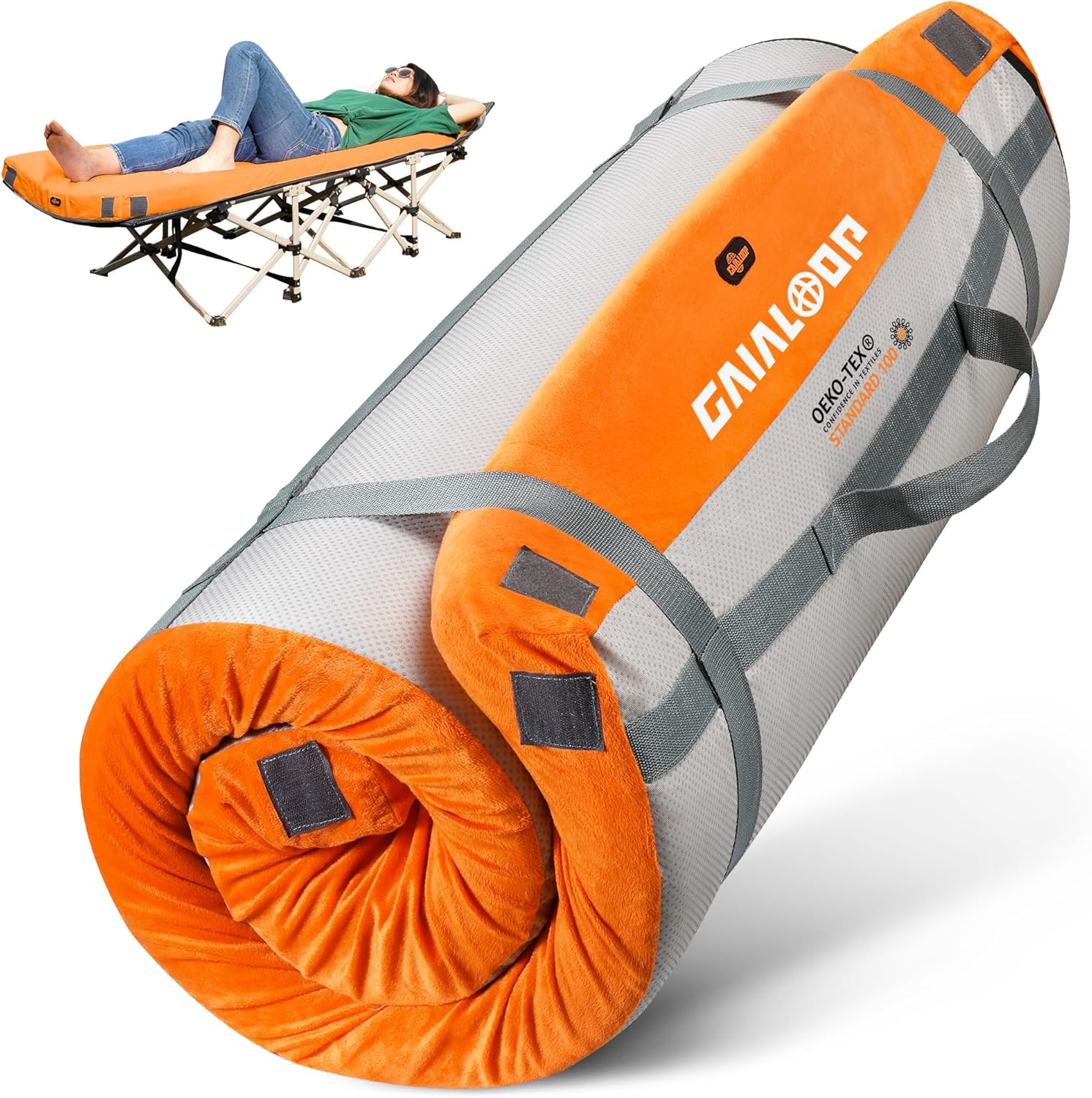 4 Inch Thick Foam Camping Mattress for Comfortable Outdoor Sleep