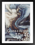 Frame Amo 30x40 Black Solid Wood Poster Frame Review