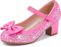 Princess Shoes Sparkle High Heel for Little Big Kids - Bowknot Dress