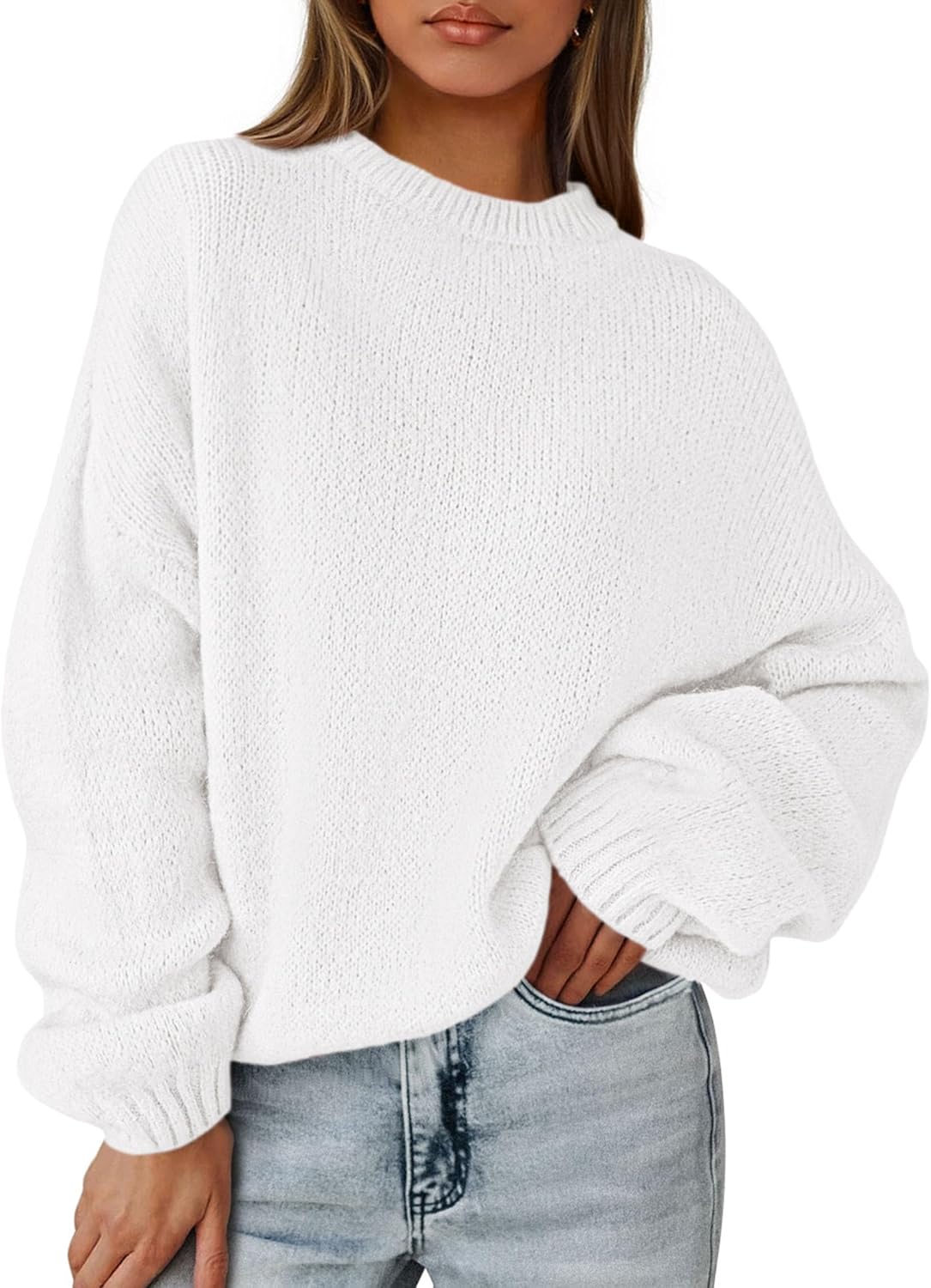 PRETTYGARDEN Women's Oversized Sweater Dressy Casual Pullover