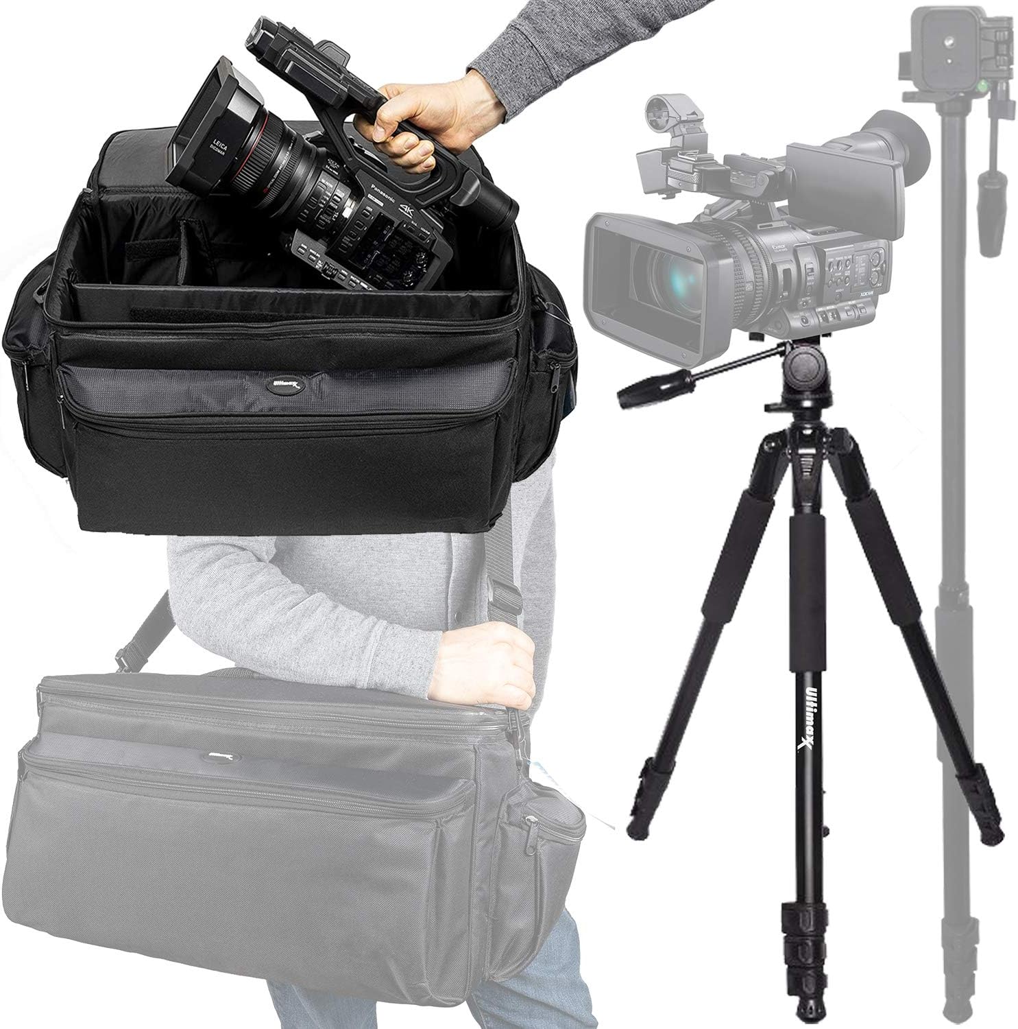Ultimaxx Extra-Large Water-Resistant Gadget Bag for Cameras