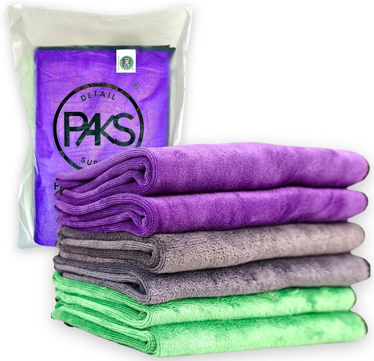 6-Pack Microfiber Cloths - Car Wash Essential