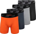 New Balance Men's Standard Boxer Brief 4-Pack - Comfortable Everyday