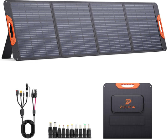 200W Foldable Solar Panel: Power Anywhere!