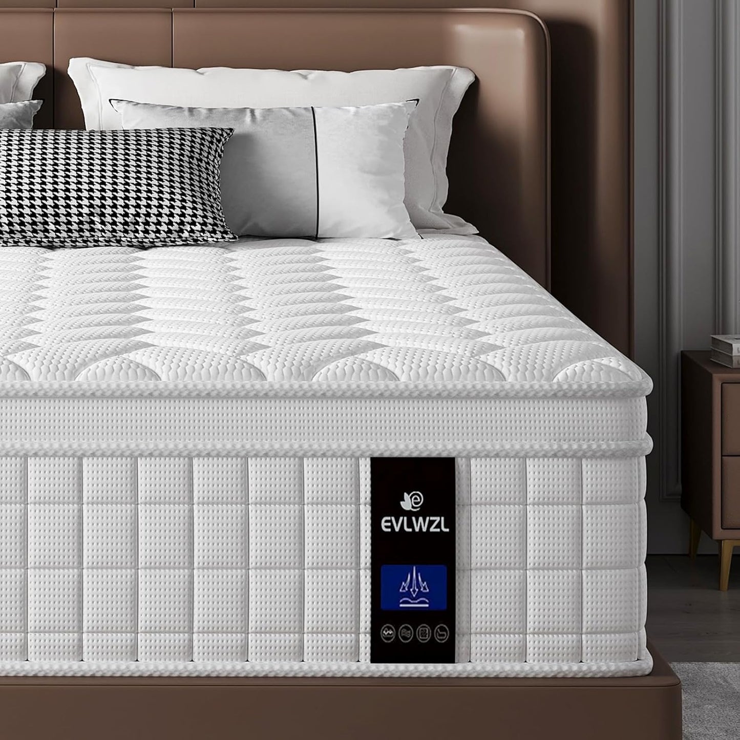 Queen Mattress with Memory Foam Hybrid for Comfortable Sleep