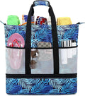 OctSky Beach Bag Large Waterproof Tote with Cooler - Sandproof Swim