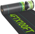 4ft x 100ft Weed Barrier Landscape 3.2oz Fabric - Heavy Duty Ground
