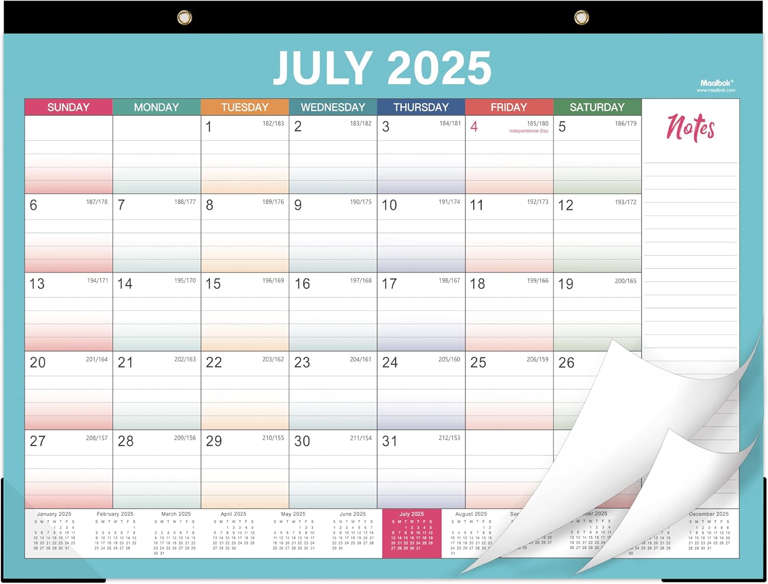 2025-2026 Monthly Desk Calendar - Stay Organized!