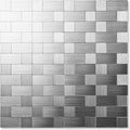 Peel and Stick Stainless Steel Backsplash Tiles - Easy Install Wall