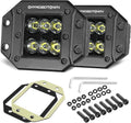 Flush Mount LED Pods 5in 12,000LM CREE Driving Lights - Long Range