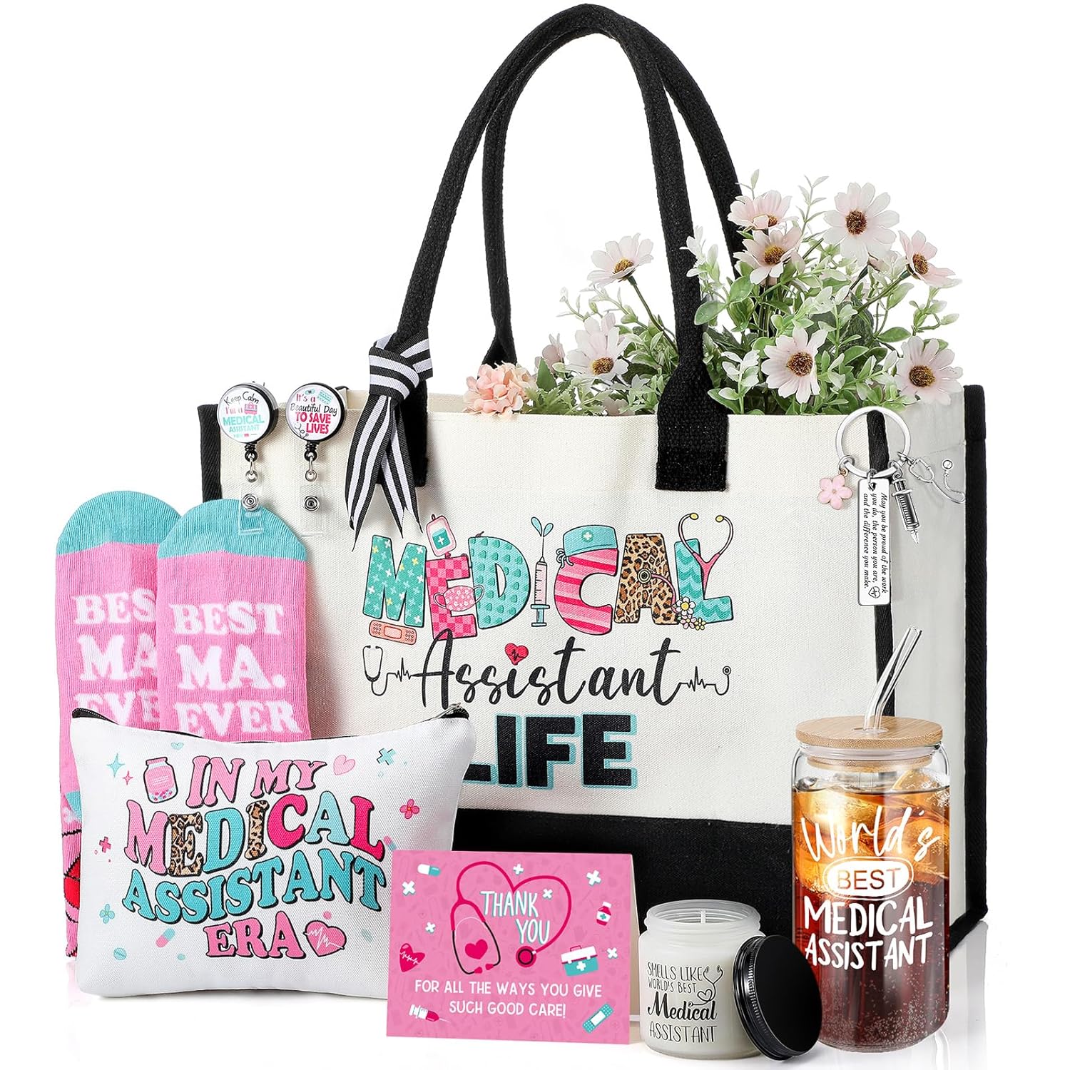 Medical Assistants Gift Set for Women by Skylety - 9 Pcs