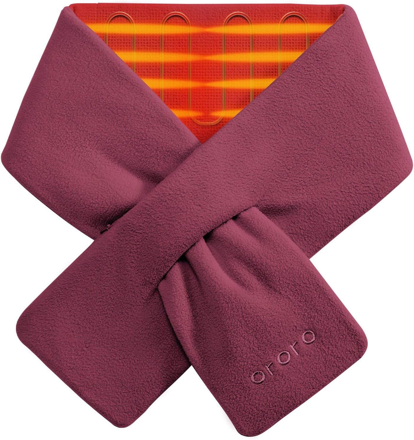 Heated Neck Warmer Scarf with Rechargeable Battery for Warmth