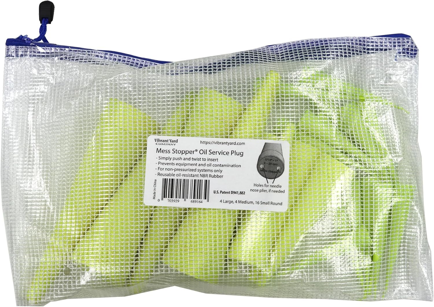 Universal Rubber Plugs and Caps for Hydraulic Oil Hoses