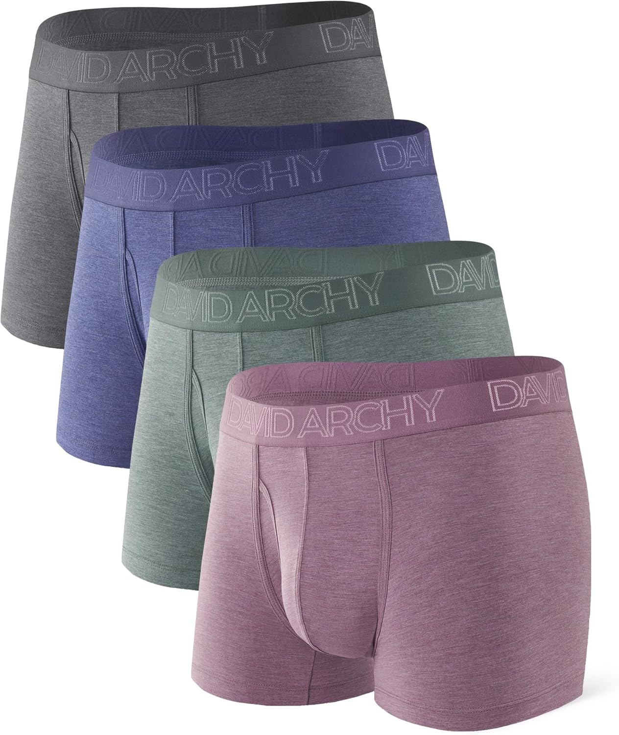 DAVID ARCHY Mens Underwear Boxer Briefs for Ultimate Comfort