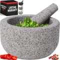 Extra Large Mortar and Pestle Set for Fresh Guacamole and More