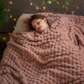 Super Soft King Blanket Pink Premium Silky Flannel Fleece