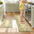Anti Fatigue Kitchen Mats 2PC 20x59 + 20x32 - Cushioned Comfort