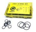 Hydraulic O-Ring Kit FACE ORFS Fittings 155 Pieces - Durable Nitrile