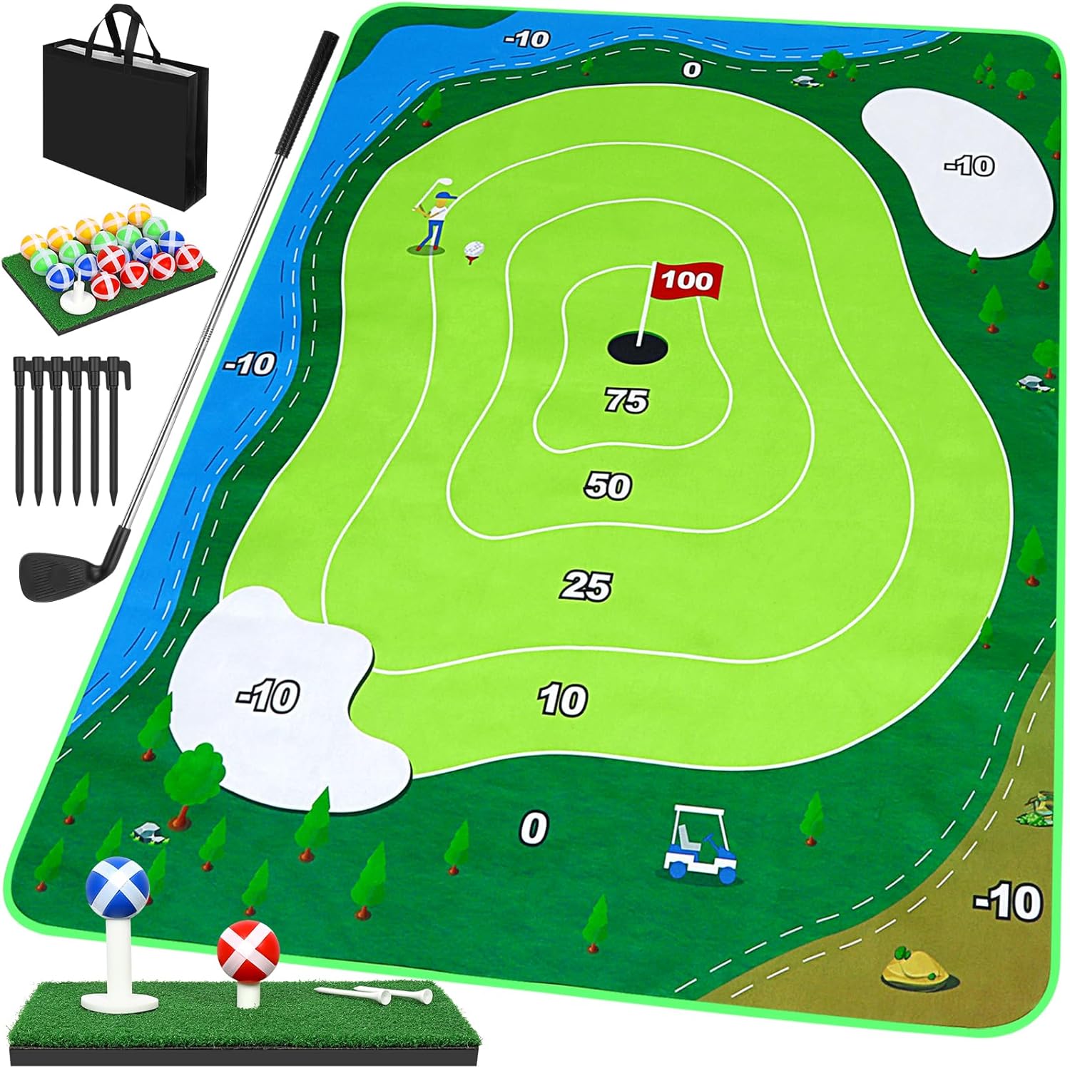 Battle Royale Golf Game Set - Perfect for Family Fun!