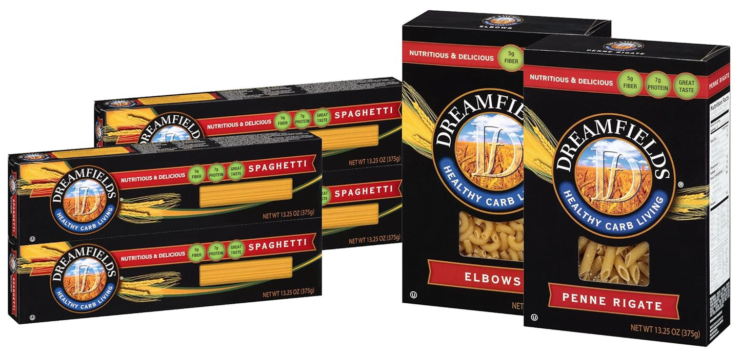 Dreamfields Healthy Carb Living Pasta Variety Six Pack Review