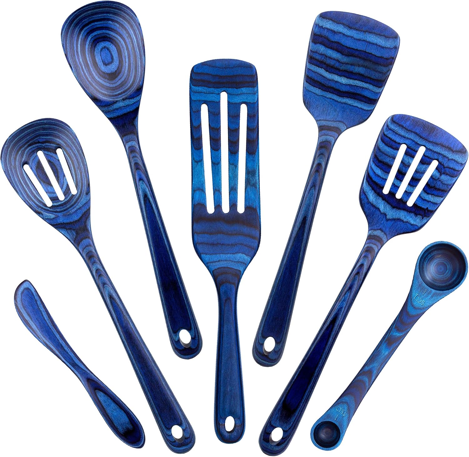 Totally Bamboo Malta Collection 7 Piece Cooking Utensil Set