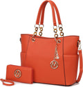 MKF Collection Tote Bag for Women with Wallet - Chic 2-PC Set