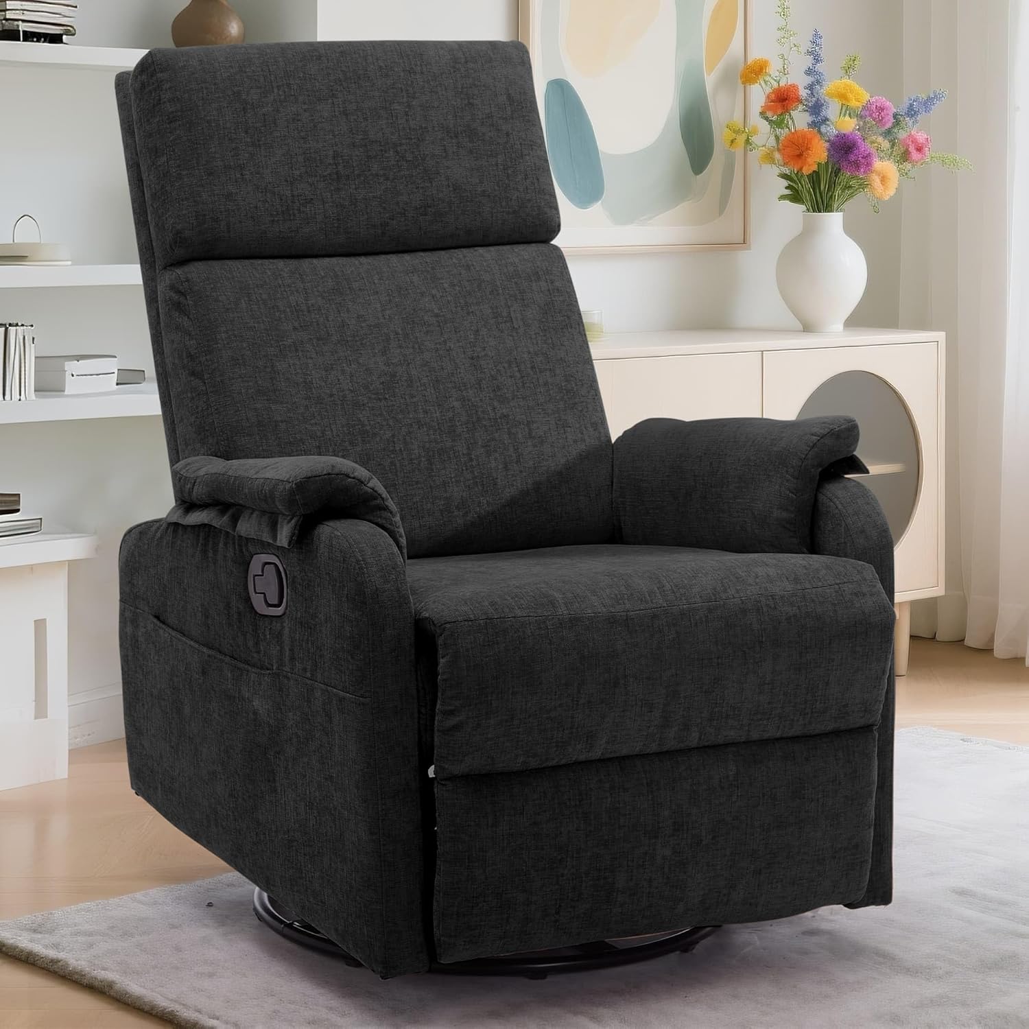 Swivel Rocking Recliner Chair for Adults - Modern Comfort